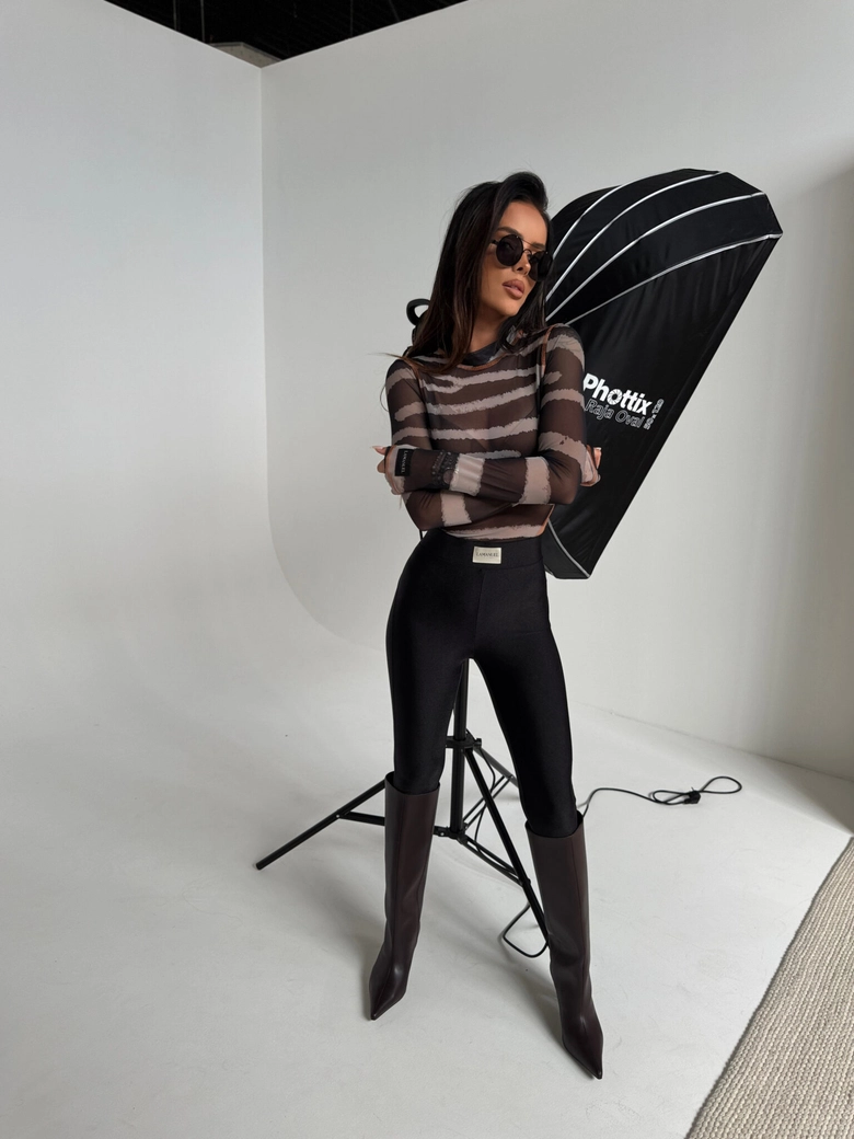 Legginsy FAMOUS czarne