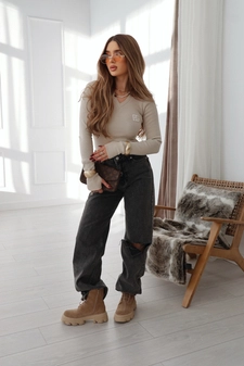 Body damskie BG Lick | beż