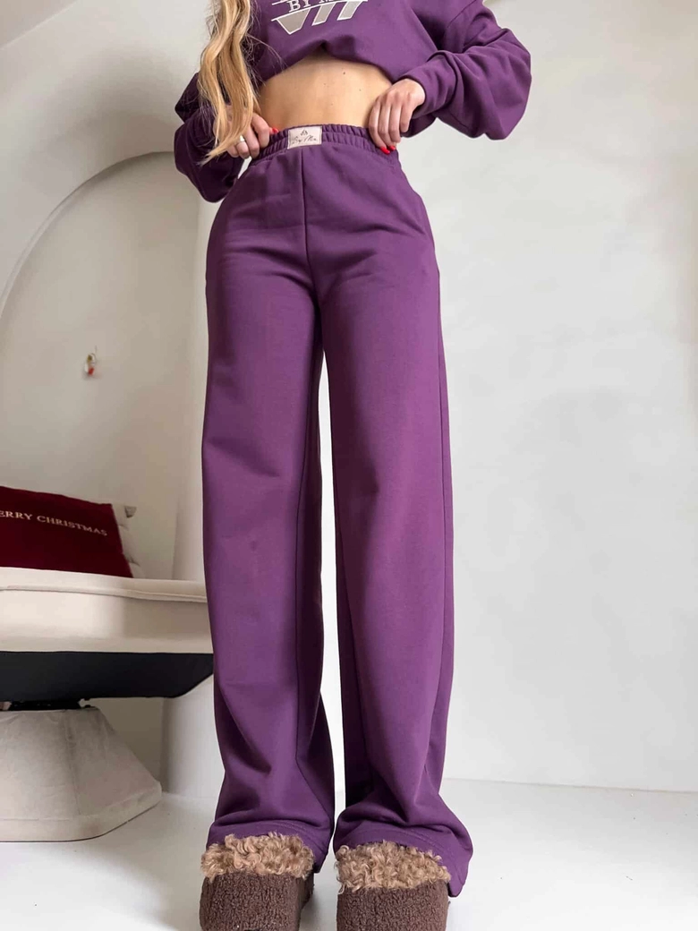 Spodnie SEVEN – śliwka