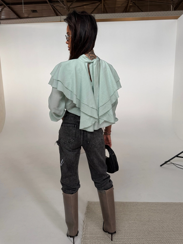 Koszula QUEEN szałwia