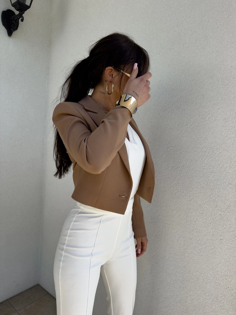 Marynarka SLIM - camel