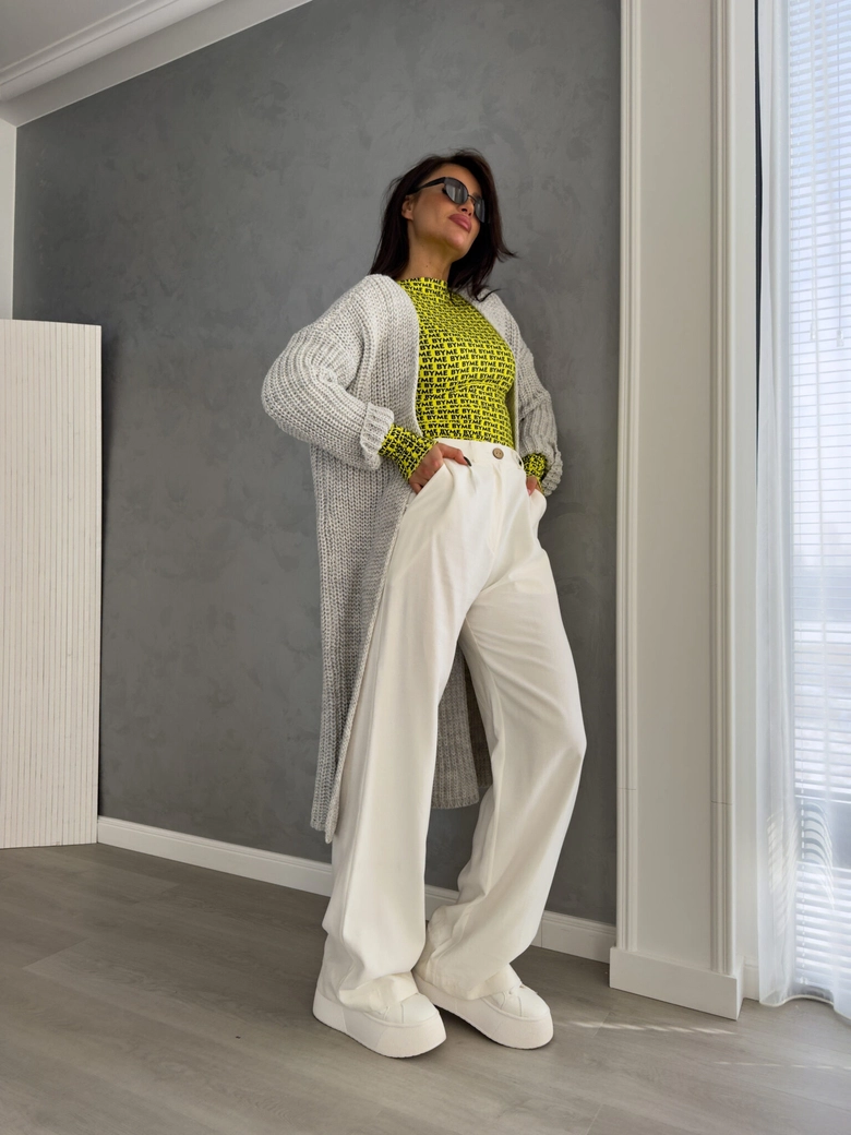 Bluzka SKIN literki – żółte