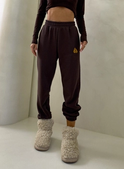 Spodnie DUO – czekoladowe
