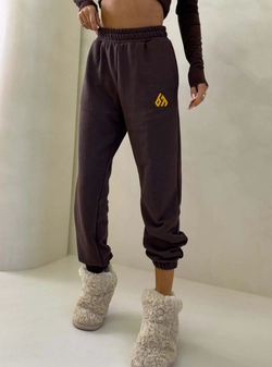 Spodnie DUO – czekoladowe