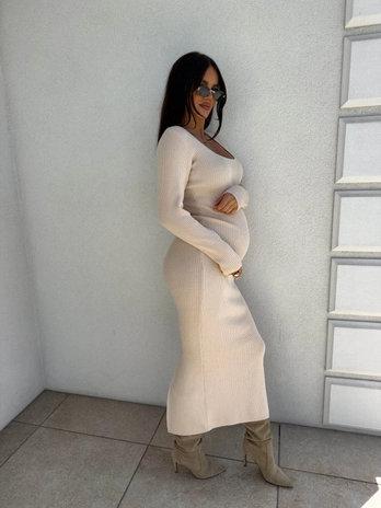 Sukienka COYA - jasny beż