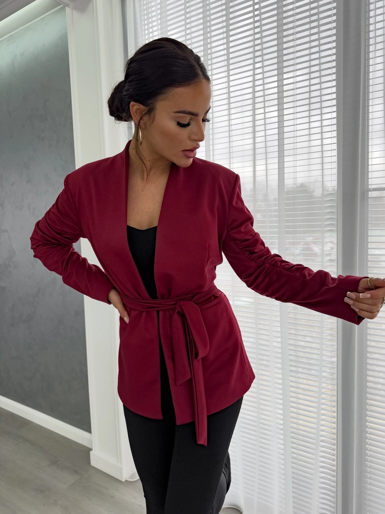 Marynarka ISABELLE – bordo R18983