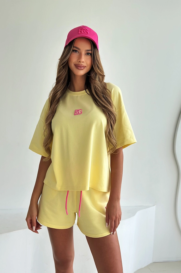 Szorty damskie BG Dare | bananowy