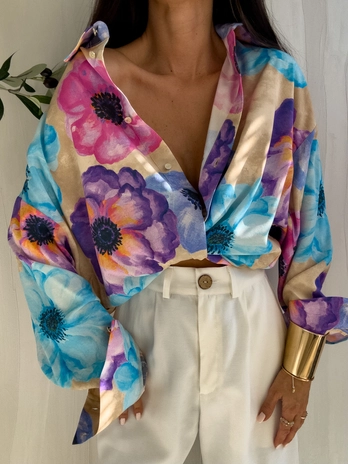 Koszula OVER SPRING wiskoza – flowers