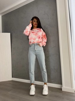 Bluza MARC print – peach