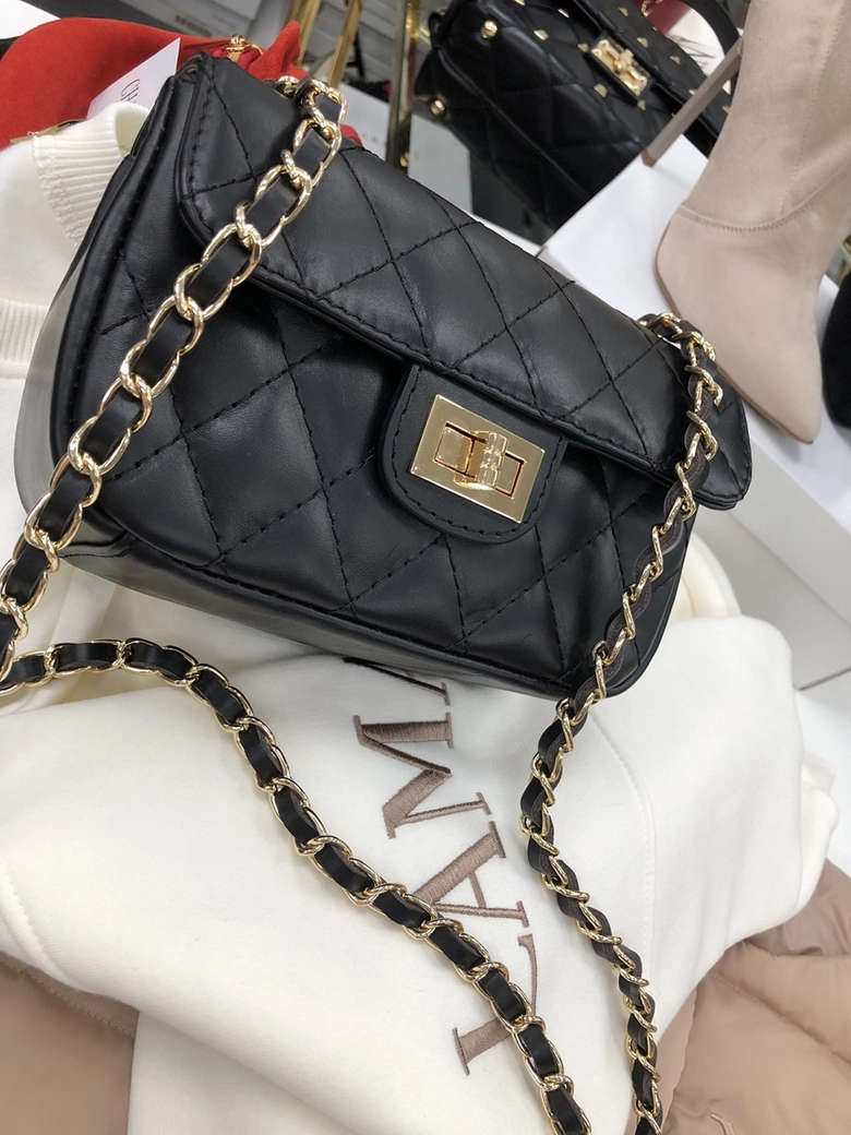 Torba pikowana czarna Ting J212