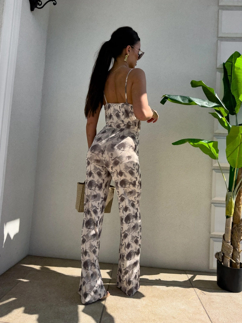 Kombinezon LUXURY – szaro-beż