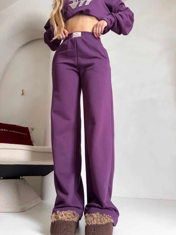 Spodnie SEVEN – śliwka