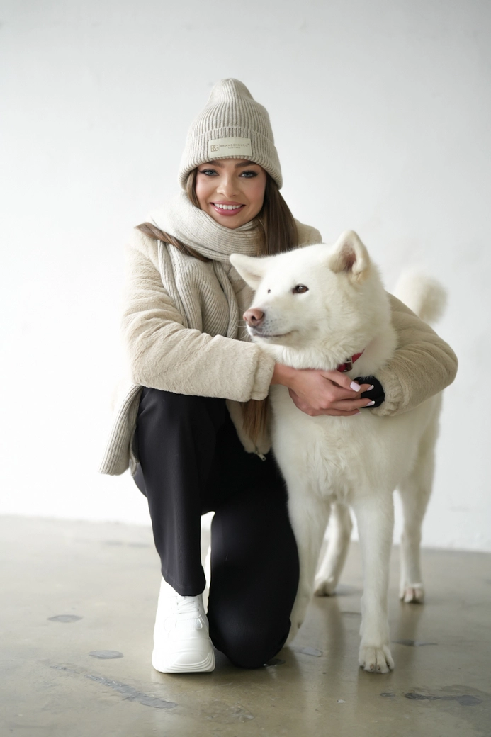 Szalik BG Bear | beż BG19173