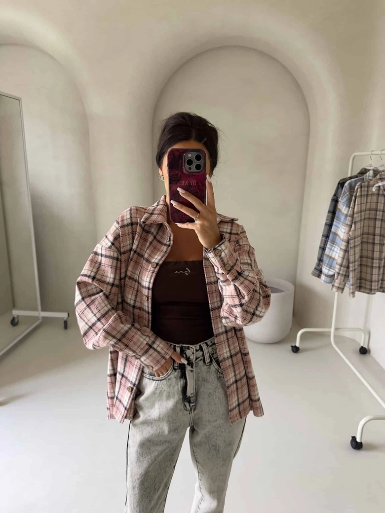 Koszula KRATA - puder