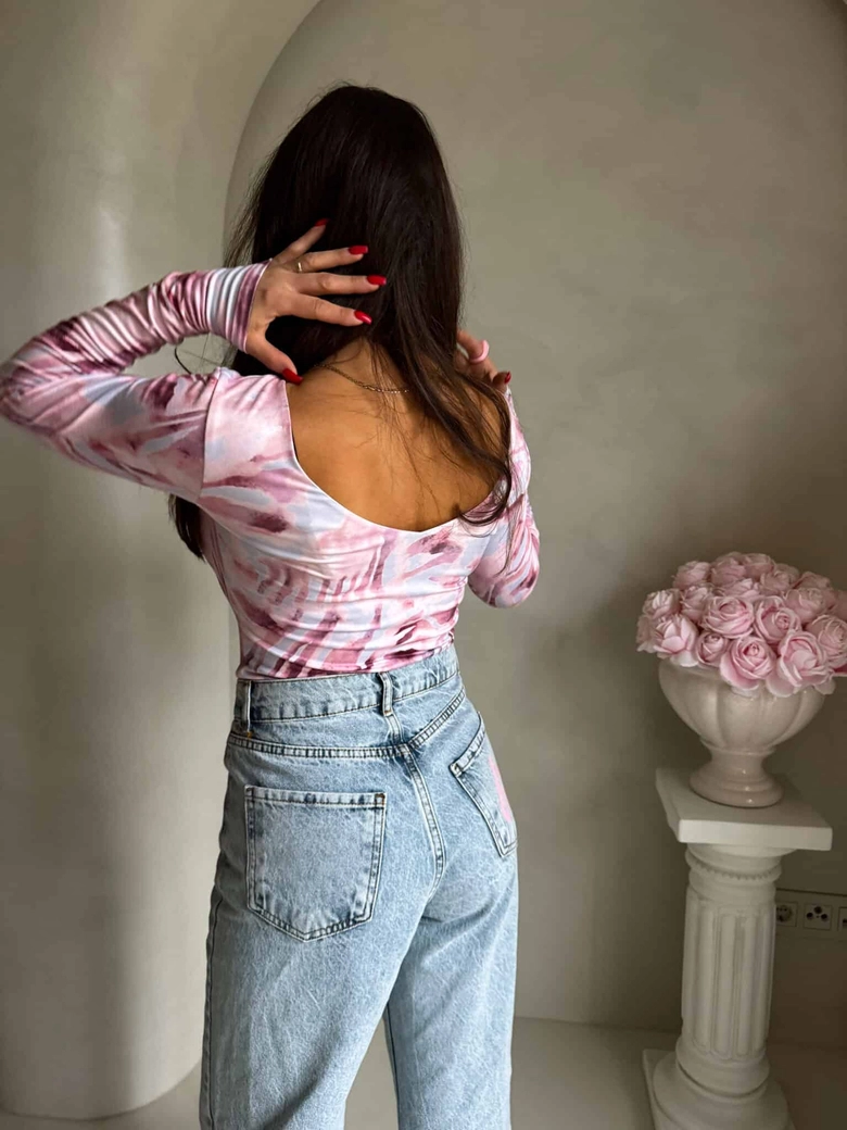 Bluzka VENEZIA print - pastel