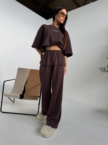 Spodnie PHASE czekolada