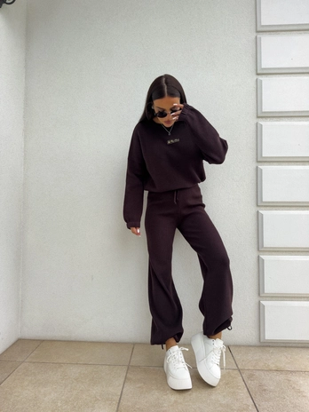 Komplet CANVAS – czekoladowy