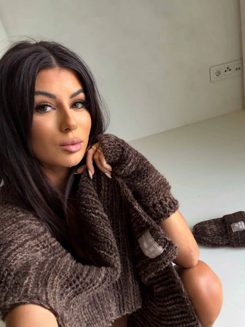 Komplet ALASKA - czekoladowy