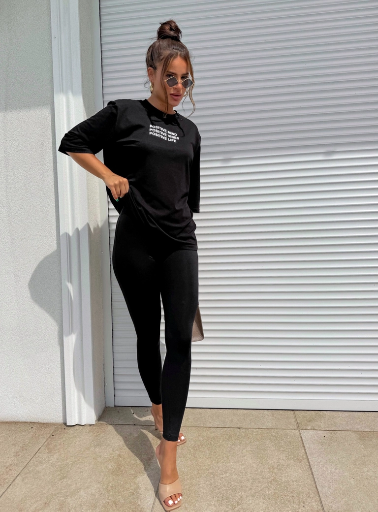 Legginsy GYM - czarne G17302