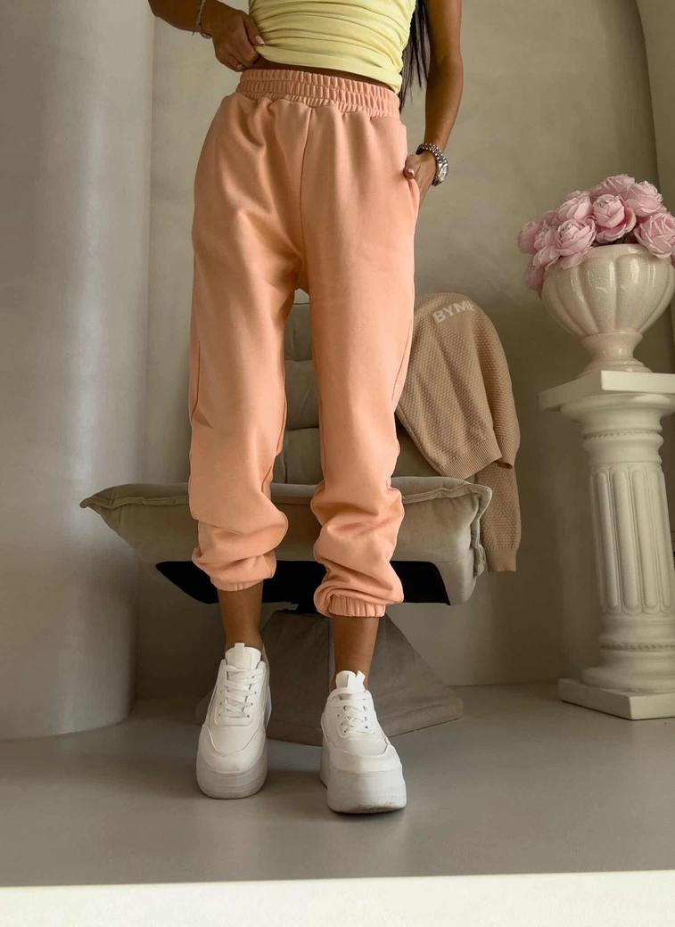 Spodnie dresowe CLASSIC - morelowe