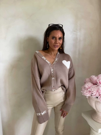 Kardigan SERCA - beżowy