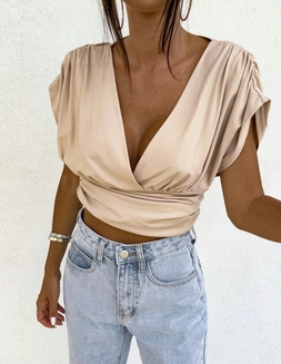 Bluzka VIBE - beżowa C16550