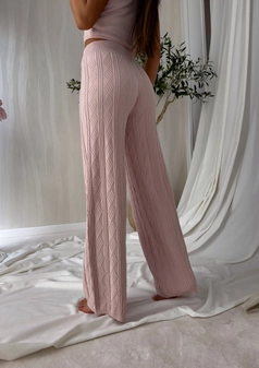 Spodnie SAMIRA - pudrowy róż