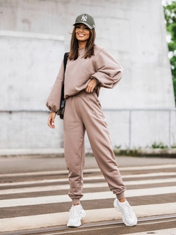 Bluza dresowa beżowa Roxie CY472