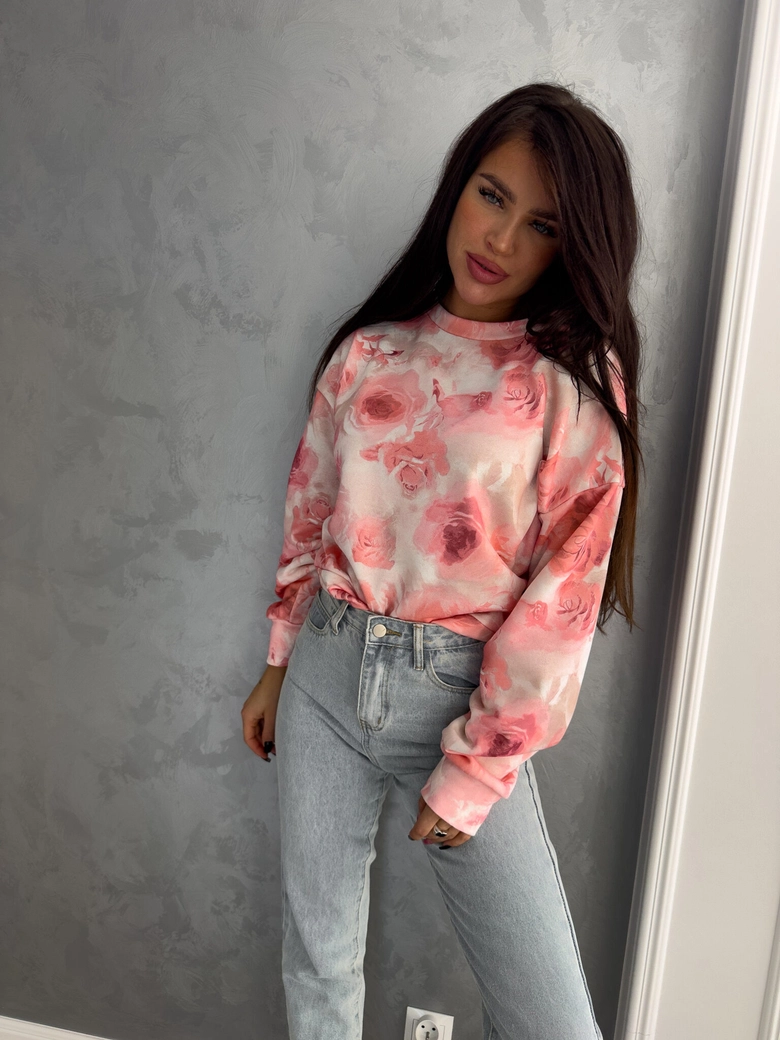 Bluza MARC print – peach