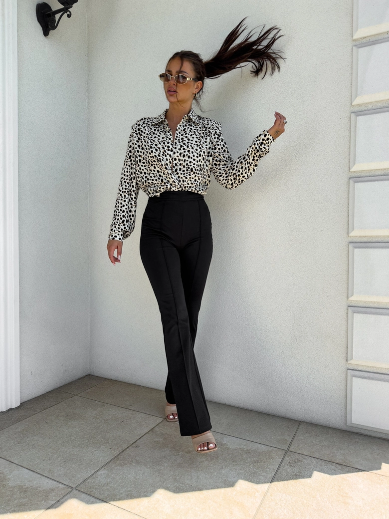 Koszula JACKSON print – panterka O17123