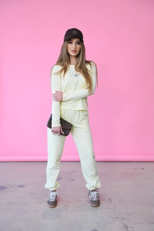 T-Shirt longsleeve damski BG Aria | masełko