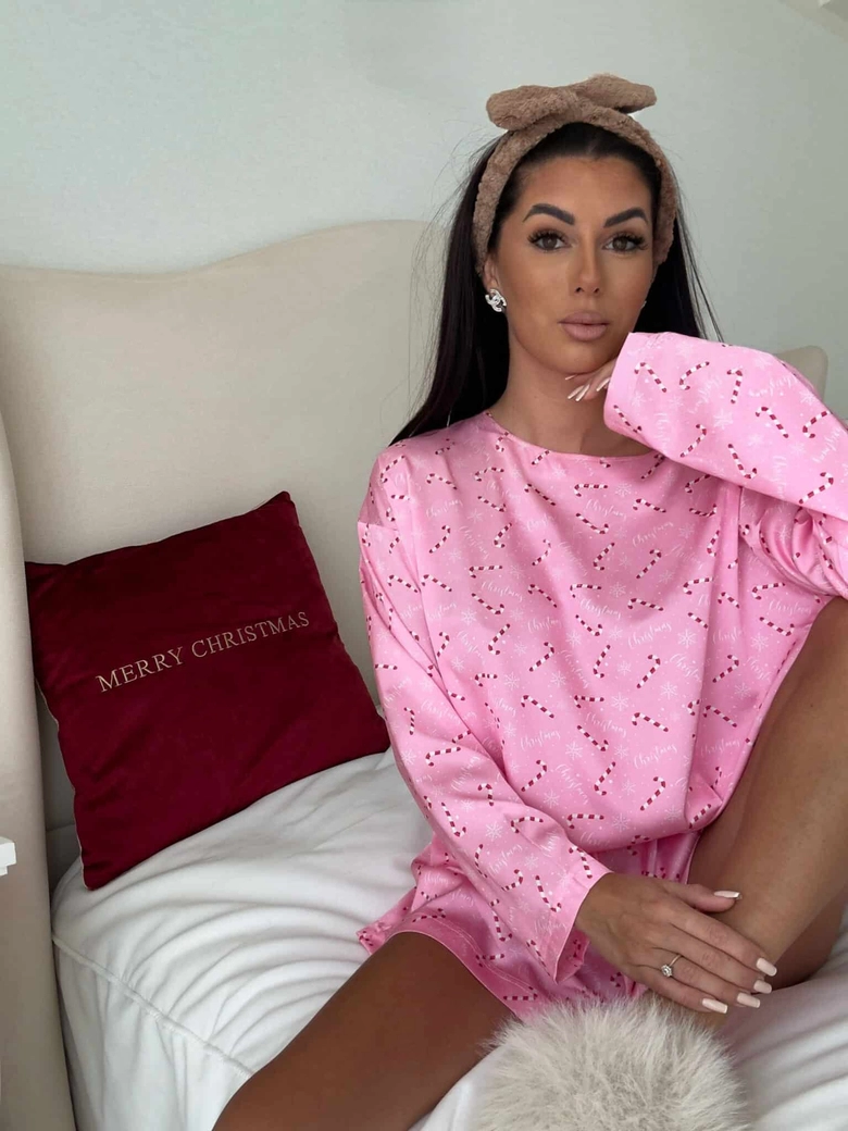 Piżamka CHRISTMAS DOSTĘPNE OD 28.11- różowa