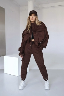 Kurtka damska BG Military | czekolada