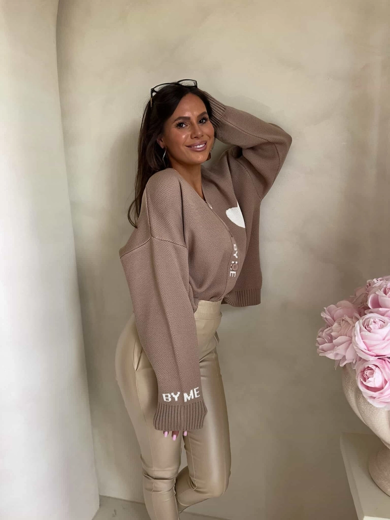 Kardigan SERCA - beżowy