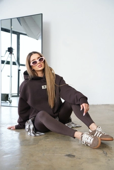 Bluza damska BG Bebe | gorzka czekolada