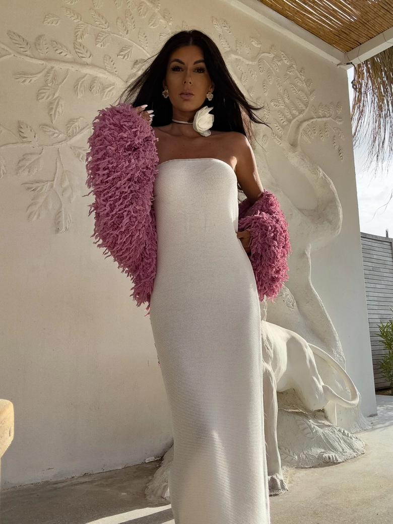 Sukienka SPAIN - ecru