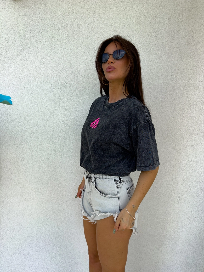 T-shirt MONETTE - czarny