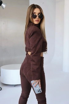 Kurtka damska BG Hell | czekolada