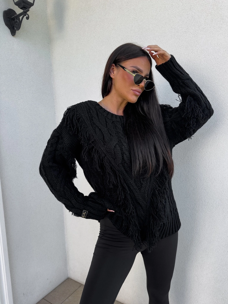 Sweter INDIANA - czarna