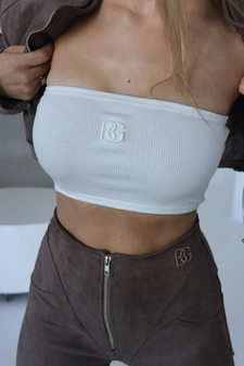 Top damski BG Titty | biały