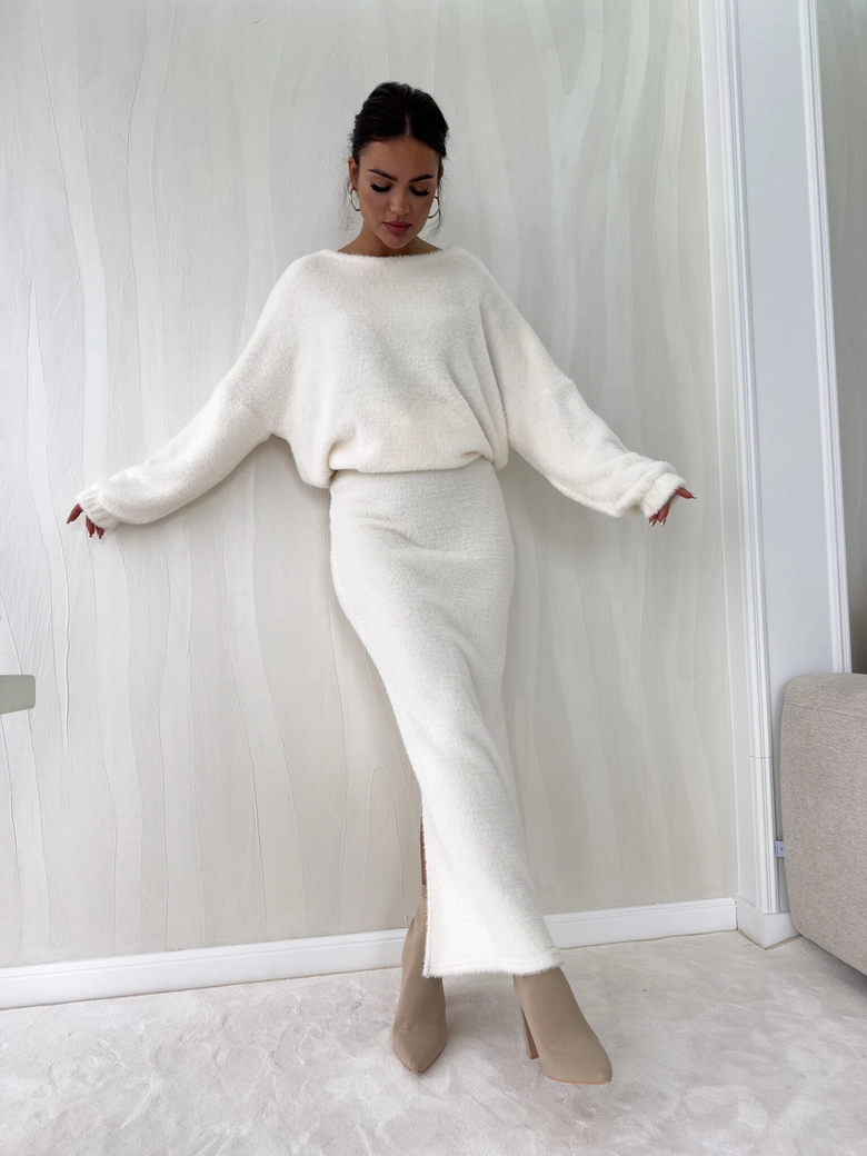 Komplet WINTER - ecru N18990