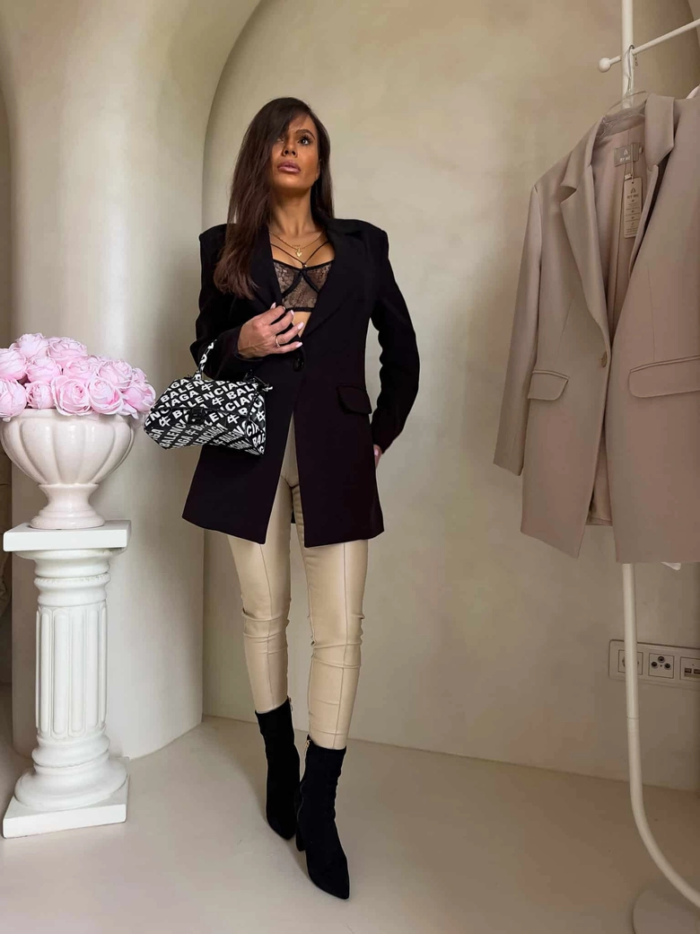 Marynarka LONG – czarna