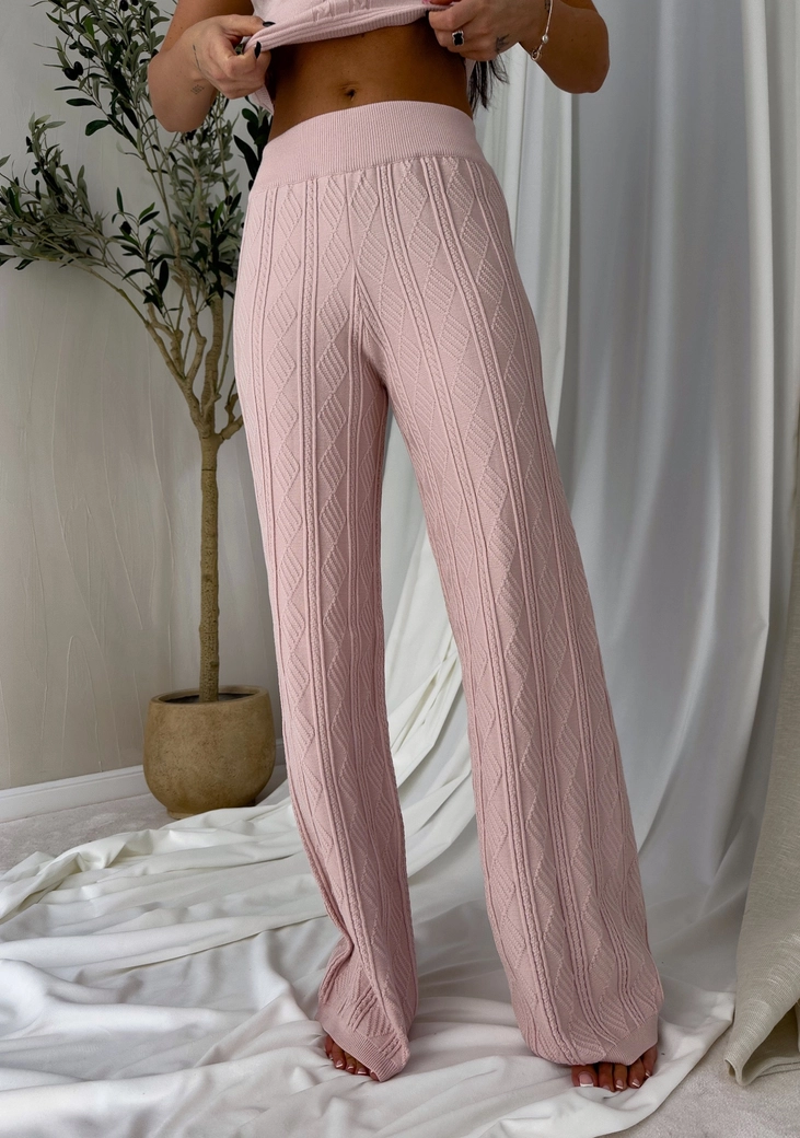 Komplet SAMIRA - pudrowy róż