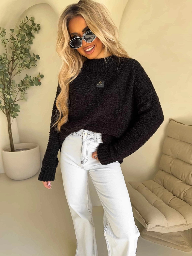 Sweter BUCLA – czarny