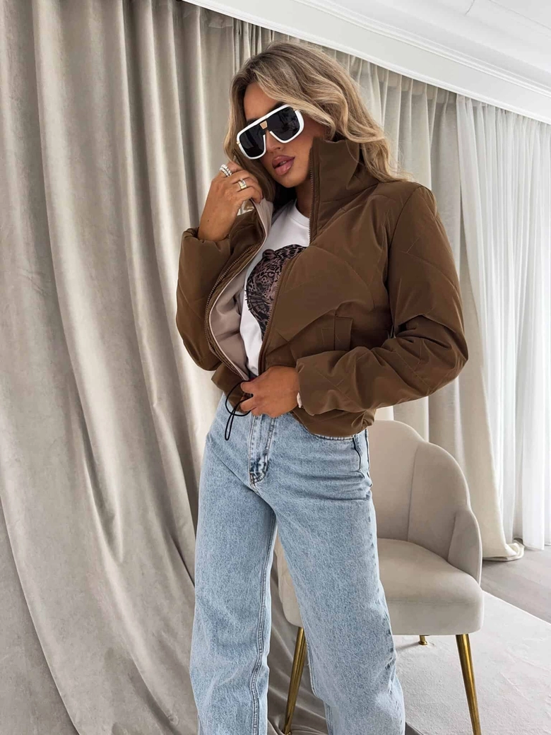 Kurtka VESTE II – brązowa