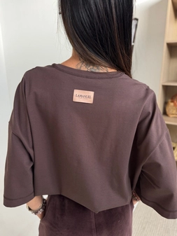 Tshirt HUNT czekolada