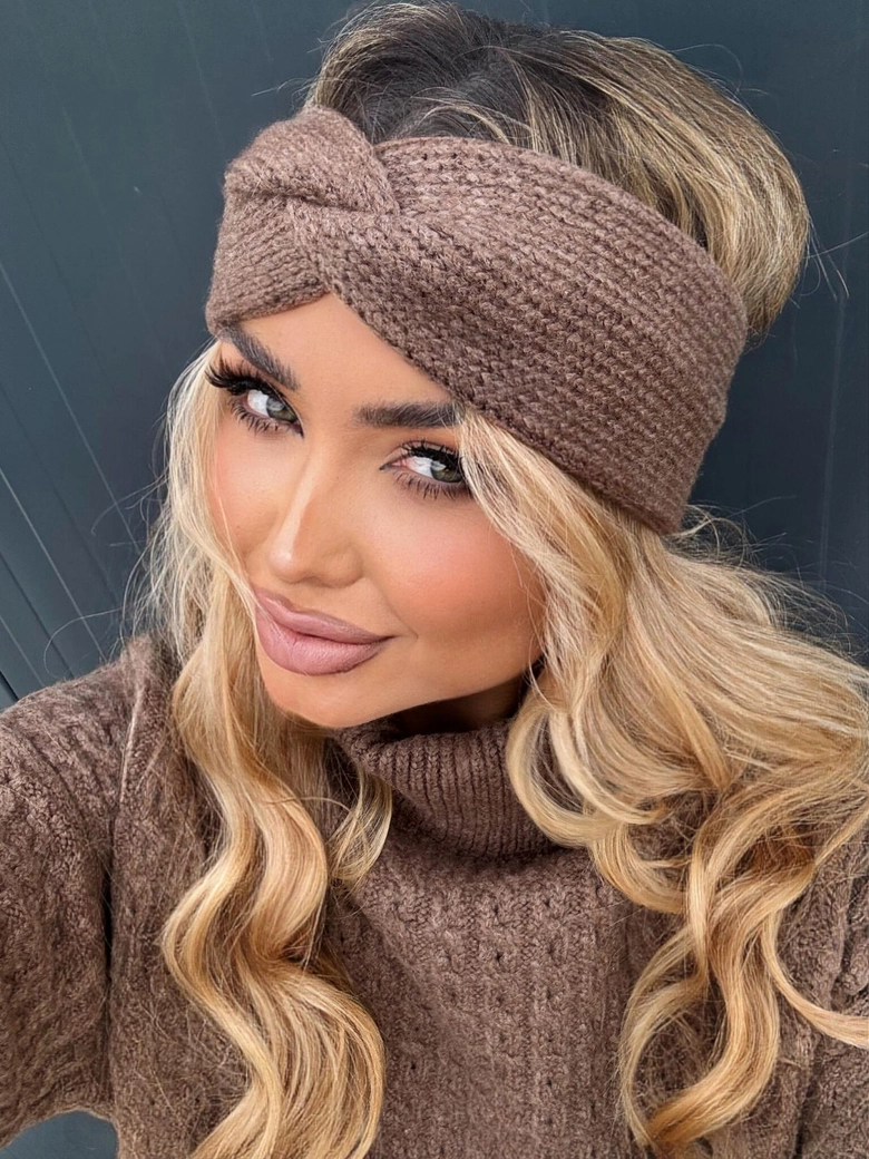 Opaska CATI - mleczna czekolada BYME18573