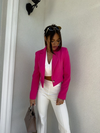 Marynarka SLIM - fuksja