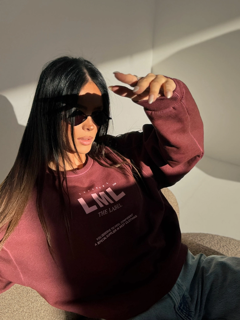 Bluza MIDNIGHT bordo