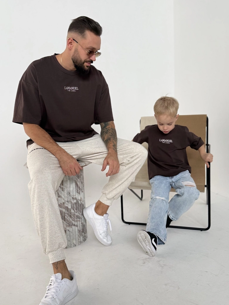 Tshirt CORE czekolada